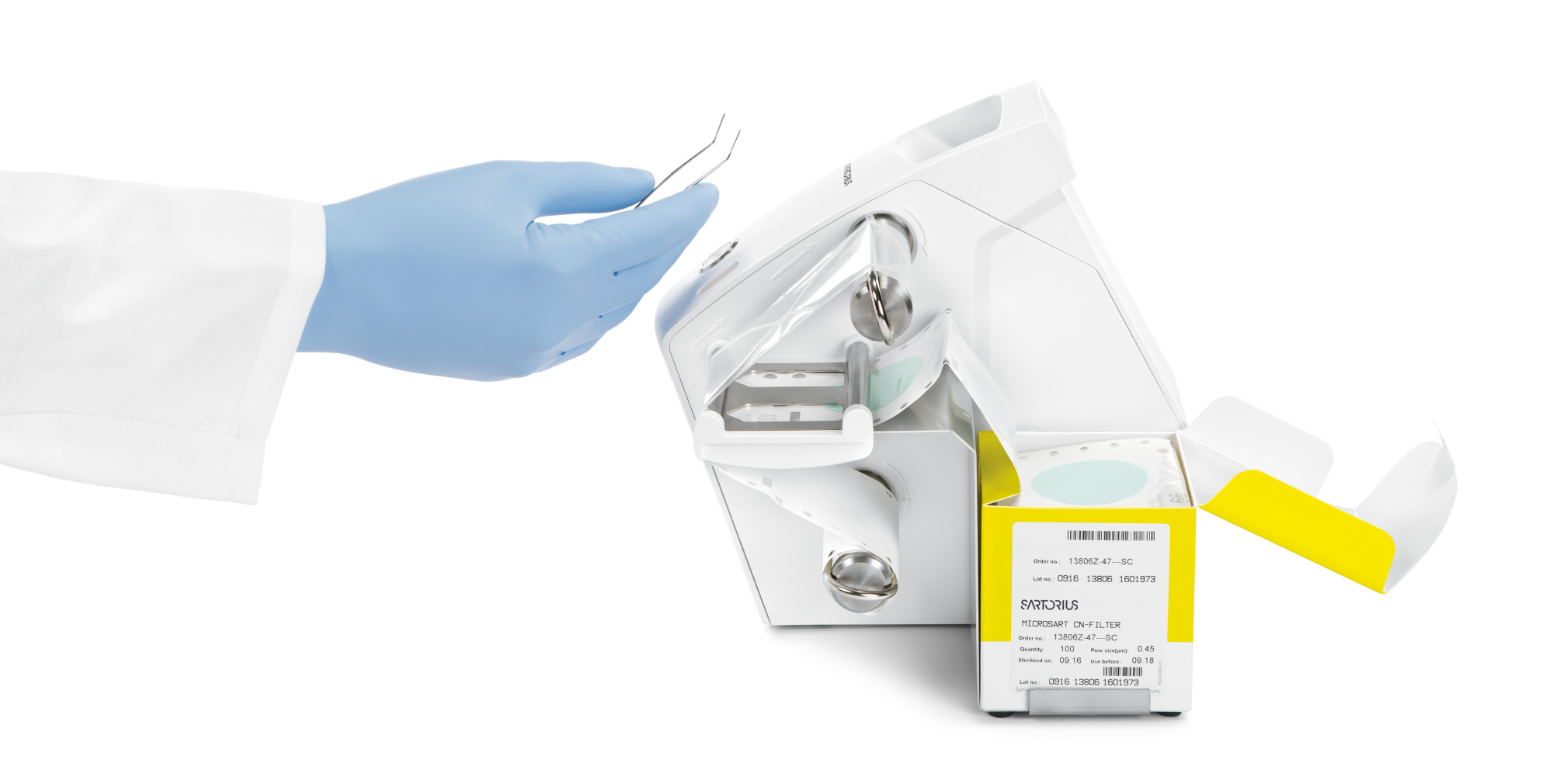 Microsart e.motion dispenzer membranskih filtera na baterije - Sartorius Croatia