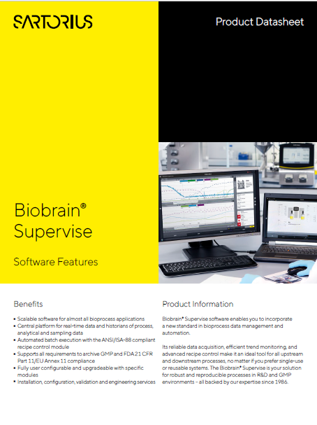 Biobrain® Supervise softver - Sartorius Croatia