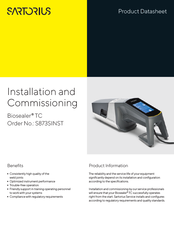 Biosealer® TC instalacija  - Sartorius Croatia
