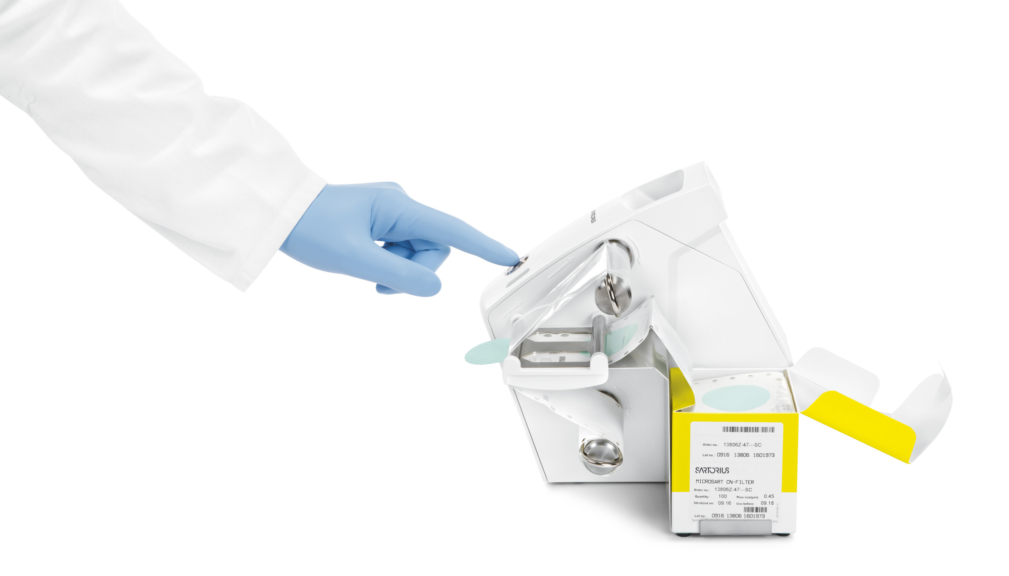 Microsart e.motion dispenzer membranskih filtera na baterije - Sartorius Croatia