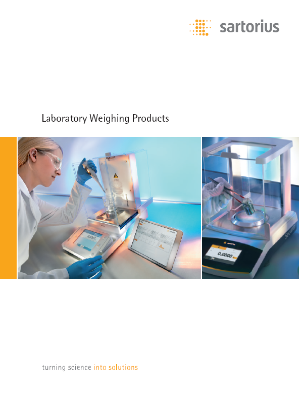 Proizvodi za vaganje - Sartorius Croatia