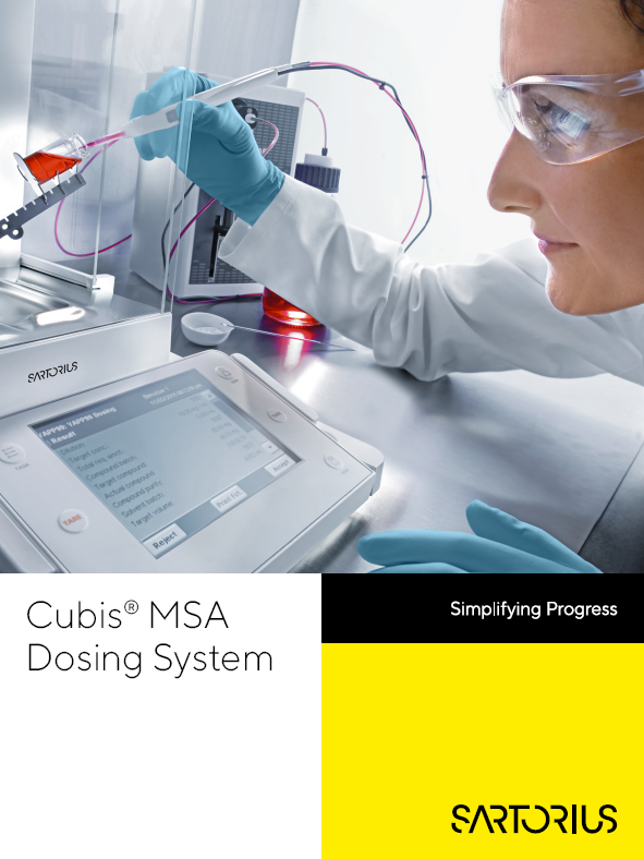 Cubis® MSA sustav doziranja - Sartorius Croatia
